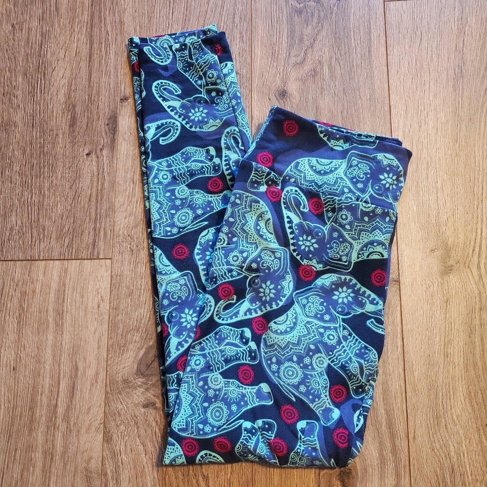 Lularoe elephant leggings one size